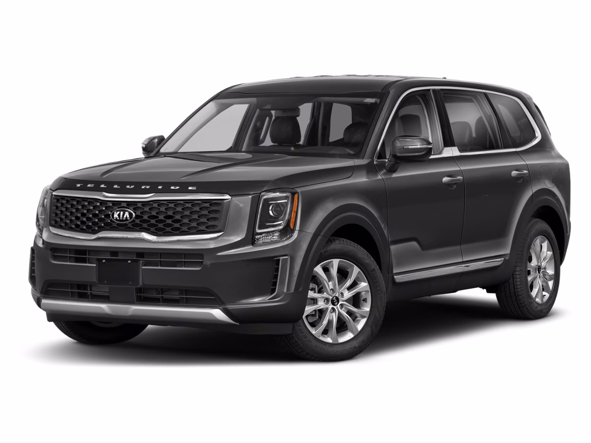 2020 Snow White Pearl Kia Telluride LX FWD SUV