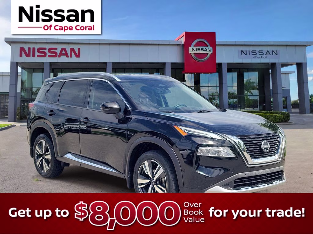 2023 Super Black Nissan Rogue Platinum AWD SUV
