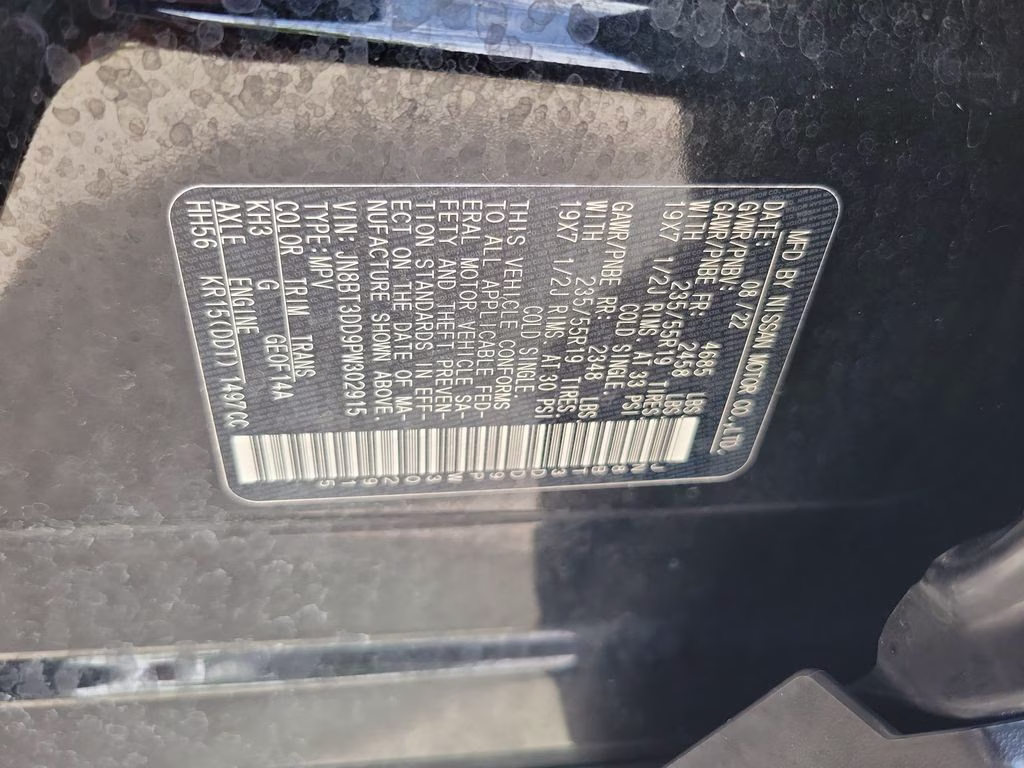 2023 Super Black Nissan Rogue Platinum AWD SUV
