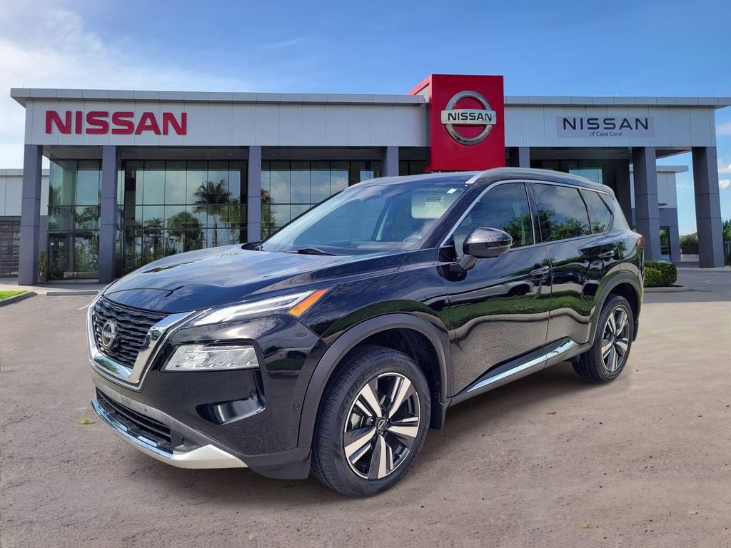 2023 Super Black Nissan Rogue Platinum AWD SUV