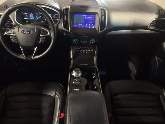 2020 Iconic Silver Metallic Ford Edge SEL AWD SUV