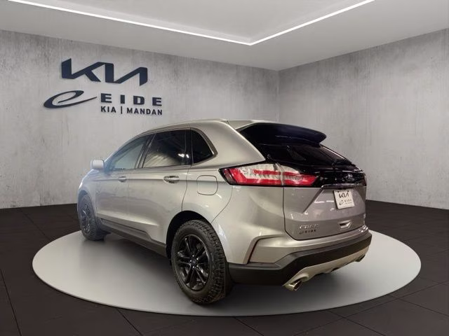 2020 Iconic Silver Metallic Ford Edge SEL AWD SUV