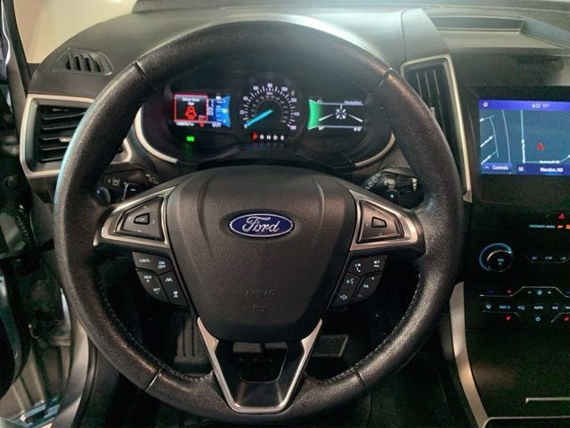 2020 Iconic Silver Metallic Ford Edge SEL AWD SUV