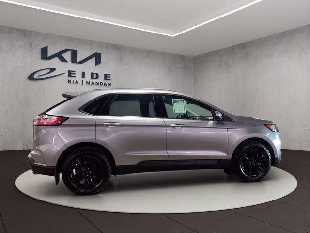 2020 Iconic Silver Metallic Ford Edge SEL AWD SUV