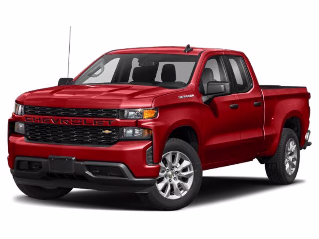2020 Red Hot Chevrolet Silverado 1500 Custom 4X4 Truck