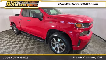 2020 Red Hot Chevrolet Silverado 1500 Custom 4X4 Truck