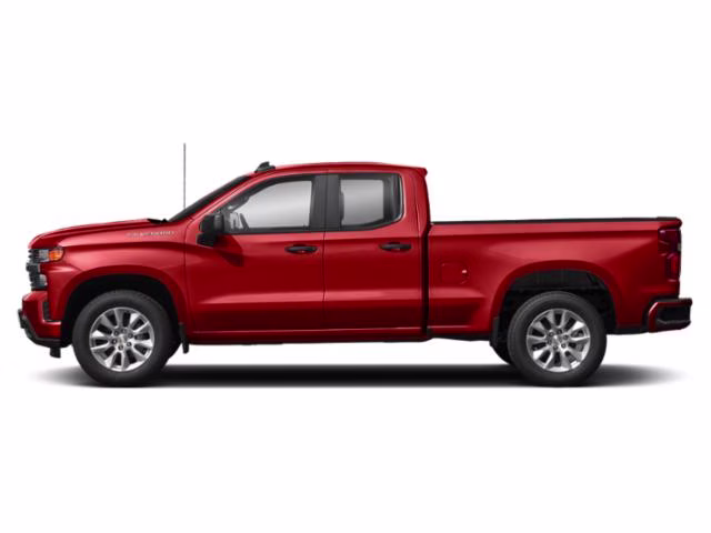 2020 Red Hot Chevrolet Silverado 1500 Custom 4X4 Truck