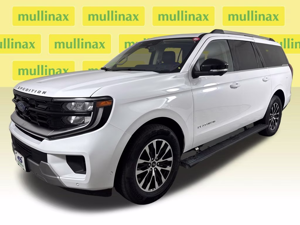 2025 Oxford White Ford Expedition Max Platinum 4X4 SUV