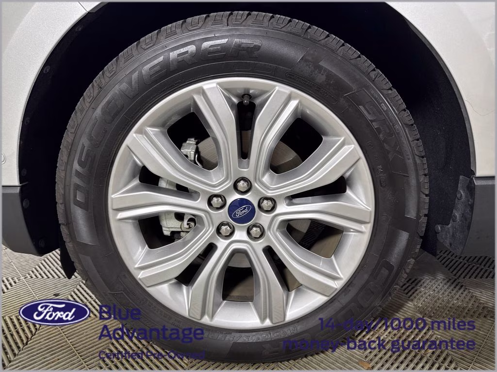 2019 Ingot Silver Ford Edge Titanium FWD SUV