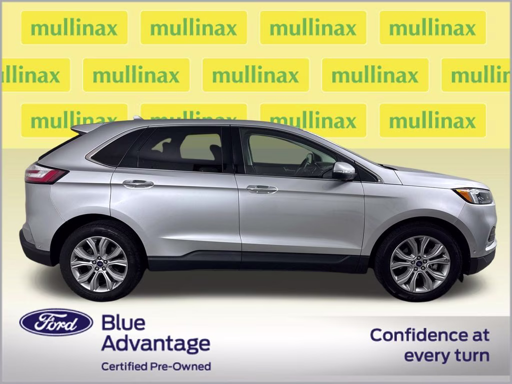 2019 Ingot Silver Ford Edge Titanium FWD SUV