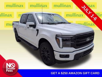 2026 White Metallic Ford F-150 Lariat 4X4 Truck