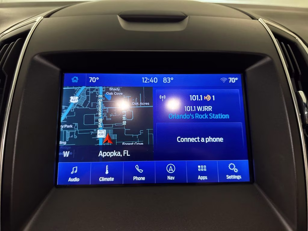 2019 Ingot Silver Ford Edge Titanium FWD SUV