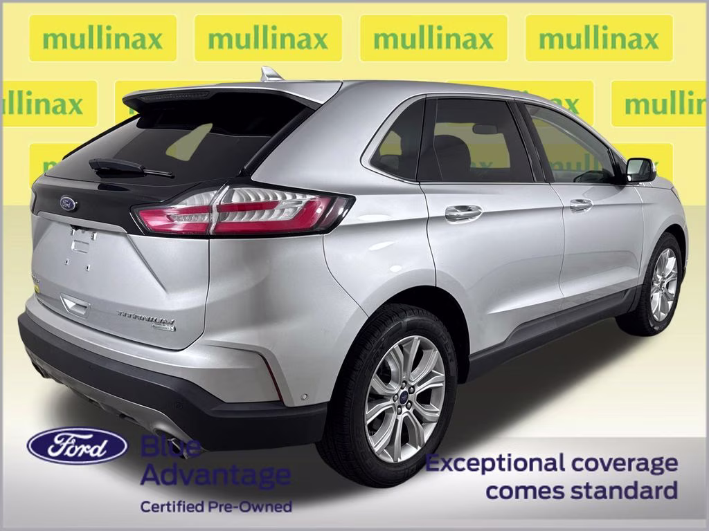 2019 Ingot Silver Ford Edge Titanium FWD SUV