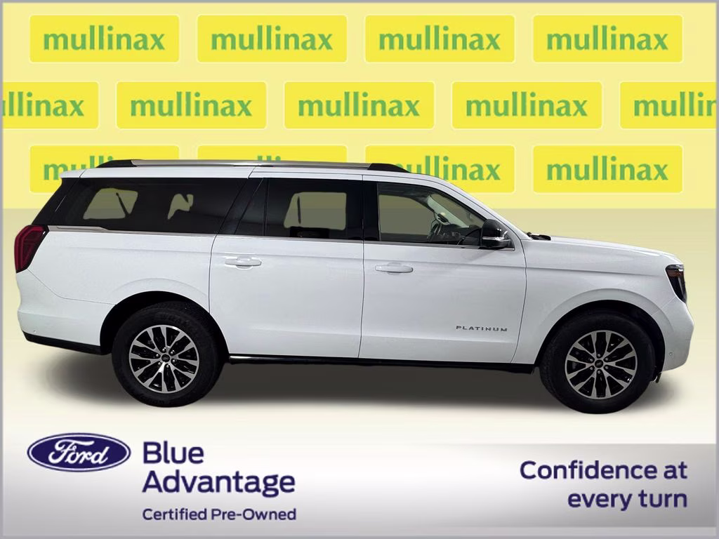 2025 Oxford White Ford Expedition Max Platinum 4X4 SUV