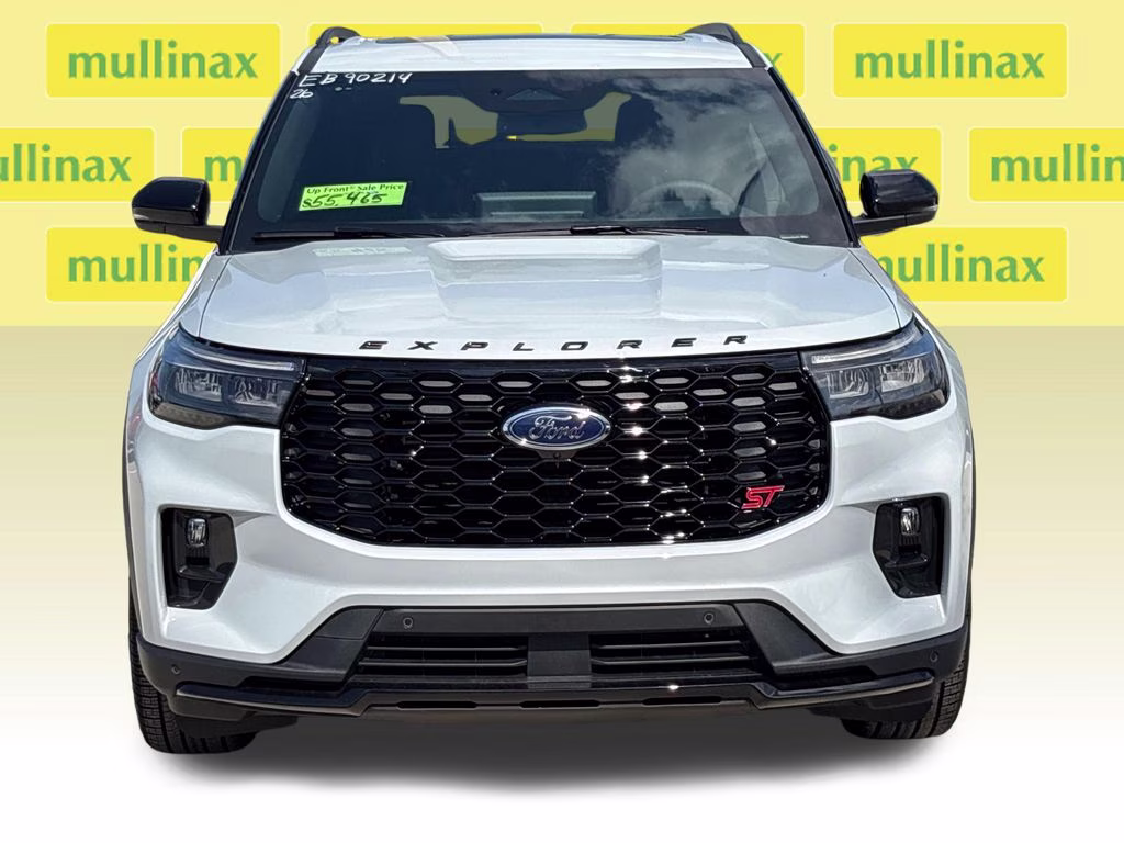 2026 Space White Metallic Ford Explorer ST 4X4 SUV