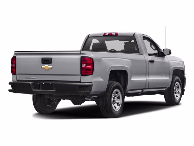 2016 Silver Ice Metallic Chevrolet Silverado 1500 WT RWD Truck