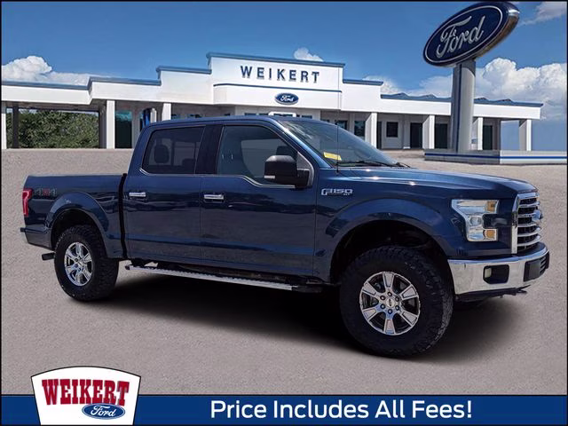 2017 Blue Ford F-150 XLT 4X4 Truck