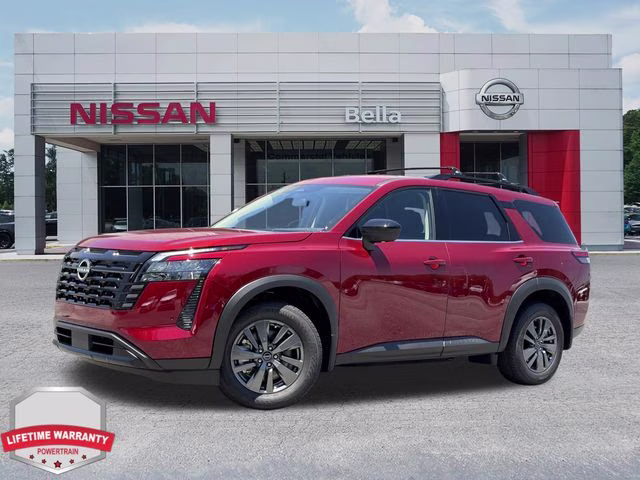 2026 Scarlet Ember Tintcoat Nissan Pathfinder SV FWD SUV
