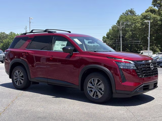 2026 Scarlet Ember Tintcoat Nissan Pathfinder SV FWD SUV