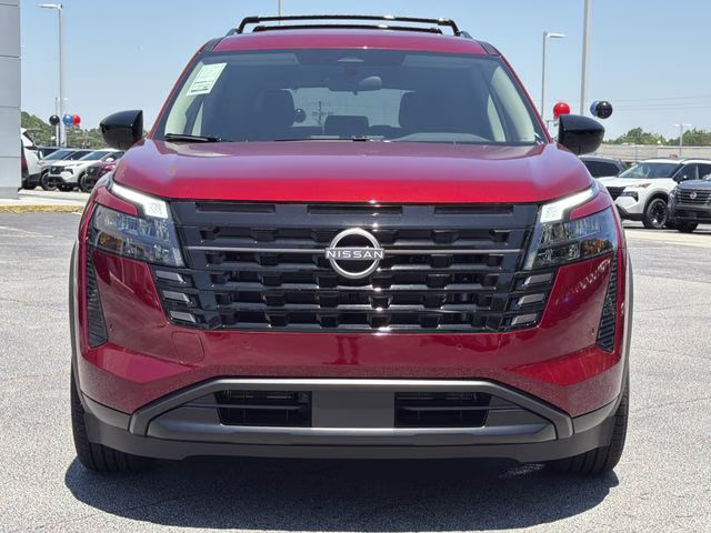 2026 Scarlet Ember Tintcoat Nissan Pathfinder SV FWD SUV