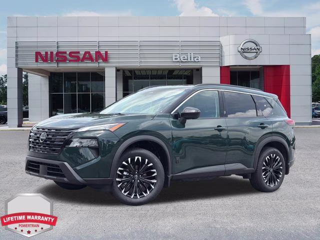 2026 Obsidian Green Nissan Rogue Dark Armor FWD SUV