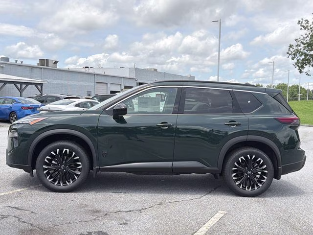 2026 Obsidian Green Nissan Rogue Dark Armor FWD SUV