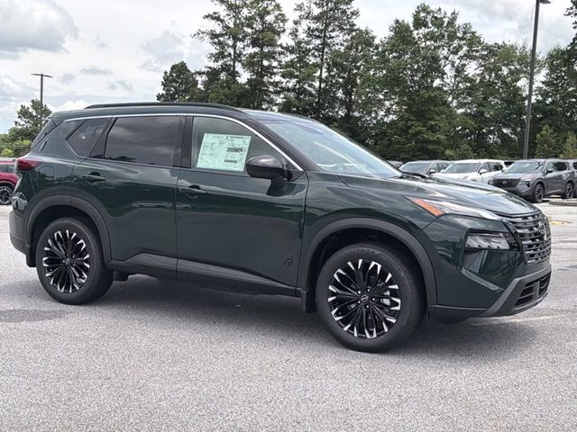 2026 Obsidian Green Nissan Rogue Dark Armor FWD SUV