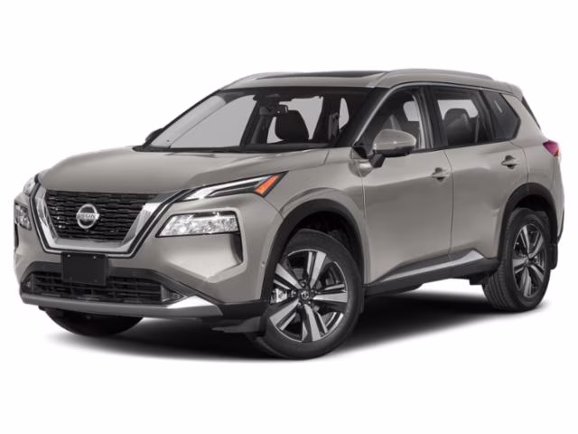 2023 Champagne Silver Metallic Nissan Rogue Platinum FWD SUV