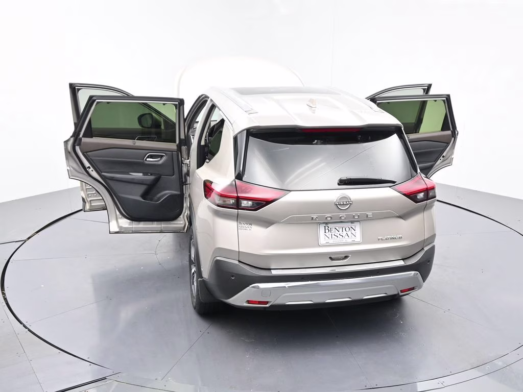 2023 Champagne Silver Metallic Nissan Rogue Platinum FWD SUV