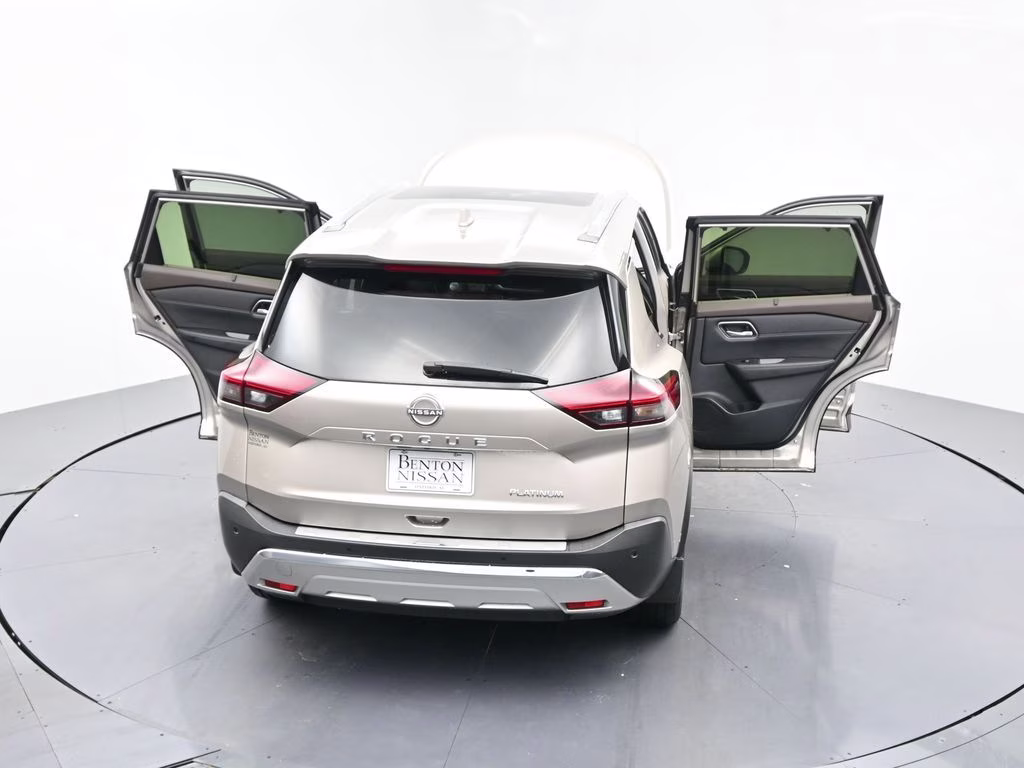 2023 Champagne Silver Metallic Nissan Rogue Platinum FWD SUV