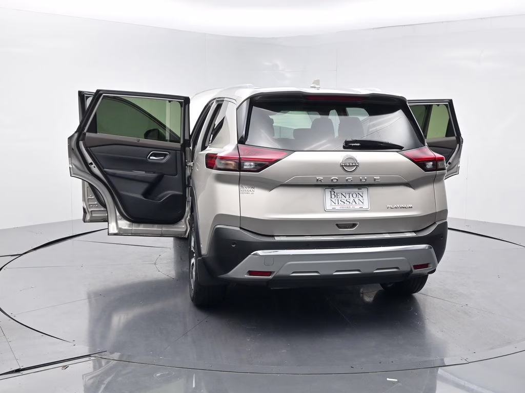2023 Champagne Silver Metallic Nissan Rogue Platinum FWD SUV