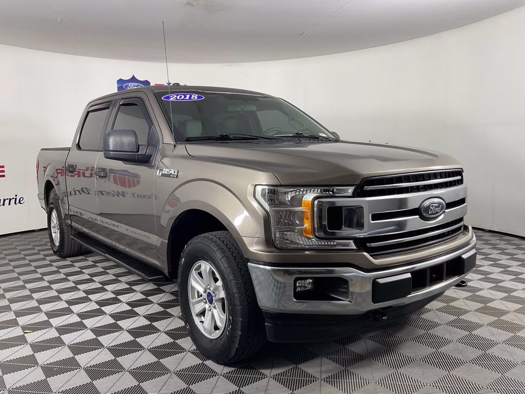 2018 Stone Gray Ford F-150 XLT 4X4 Truck