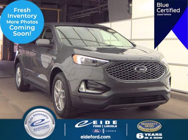 2024 Carbonized Gray Metallic Ford Edge SEL AWD SUV