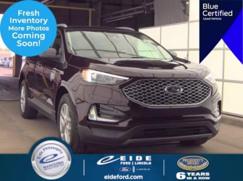 2024 Burgundy Velvet Metallic Tinted Clearcoat Ford Edge SEL AWD SUV