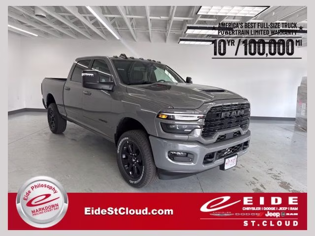 2026 Ceramic Gray Clearcoat Ram 3500 Laramie Night Edition 4X4 Truck