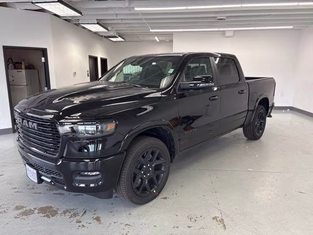 2026 Diamond Black Crystal Pearlcoat Ram 1500 Laramie Night Edition 4X4 Truck