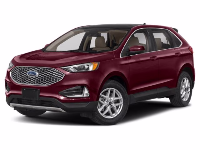 2024 Burgundy Ford Edge SEL AWD SUV
