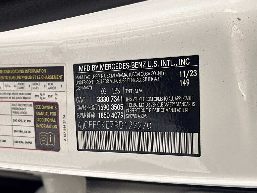 2024 Polar White Mercedes-Benz GLS GLS 450 AWD SUV