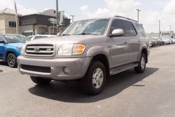 2002 Silver Toyota Sequoia Limited 4X4 SUV