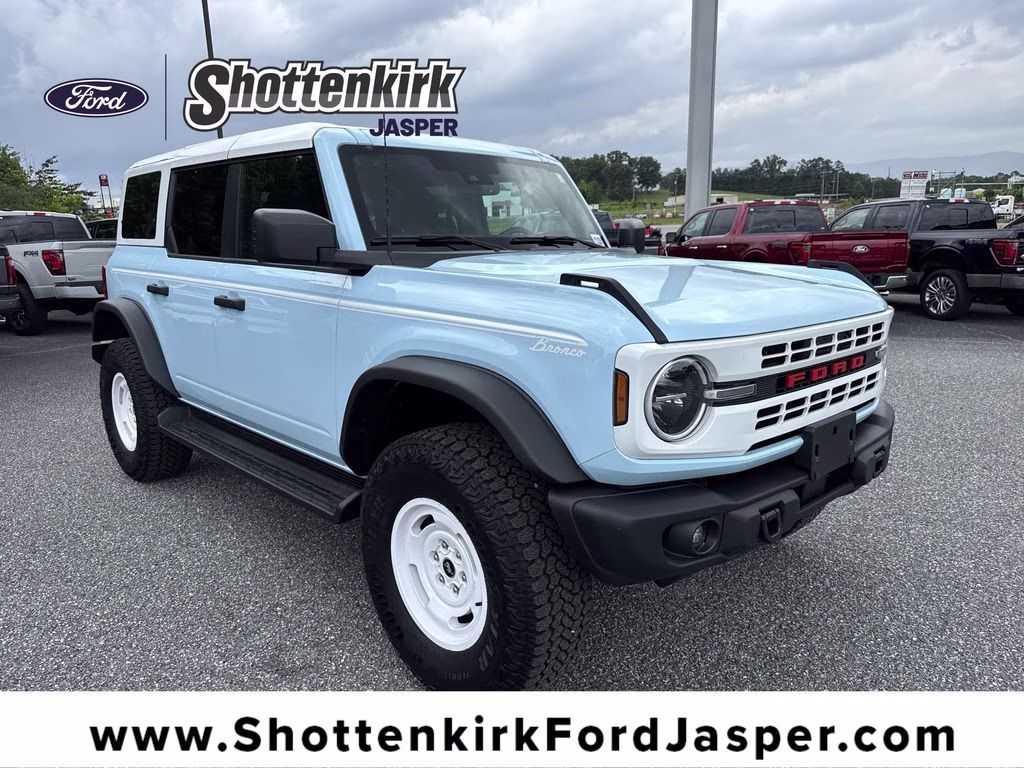 2025 Blue Ford Bronco Heritage Edition 4X4 SUV