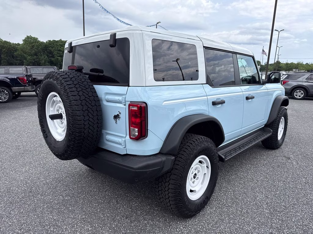2025 Blue Ford Bronco Heritage Edition 4X4 SUV