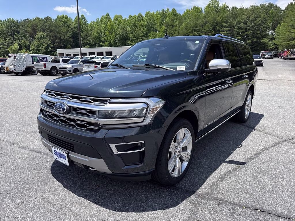 2022 Stone Blue Metallic Ford Expedition Max Platinum 4X4 SUV