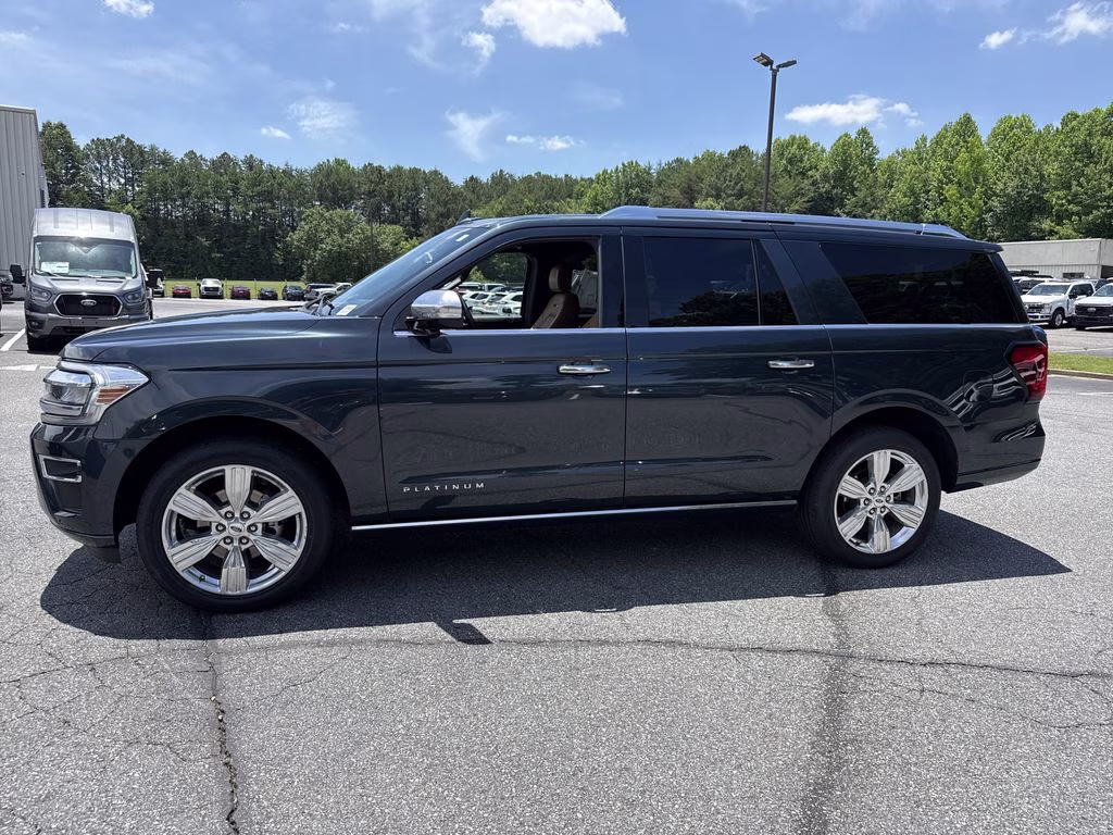 2022 Stone Blue Metallic Ford Expedition Max Platinum 4X4 SUV