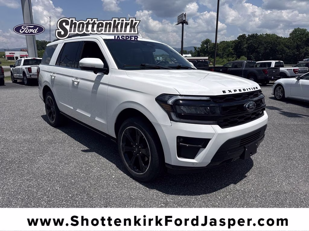 2023 Star White Metallic Tri-Coat Ford Expedition Limited 4X4 SUV