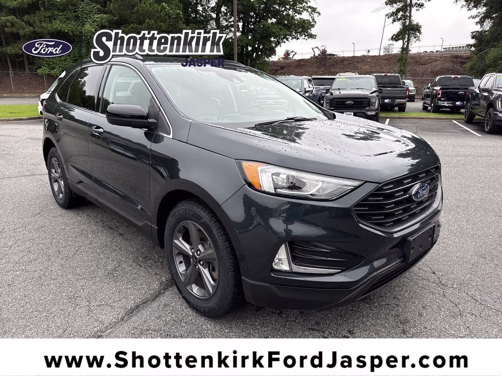 2022 Stone Blue Metallic Ford Edge SEL AWD SUV