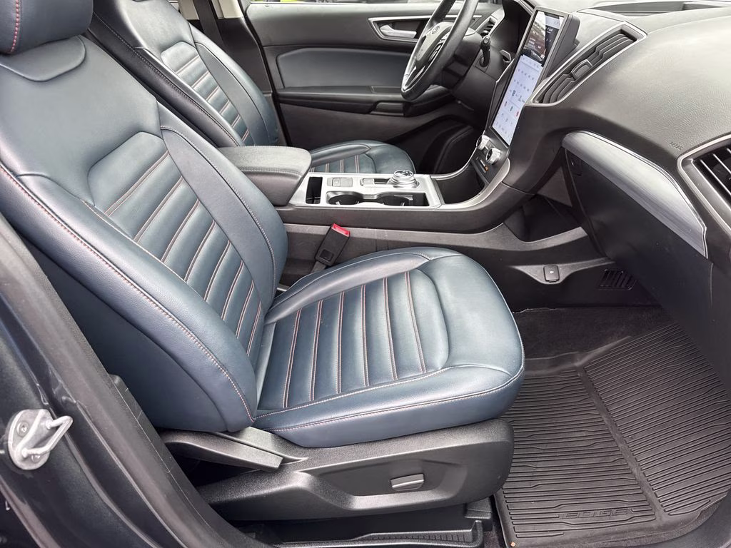 2022 Stone Blue Metallic Ford Edge SEL AWD SUV