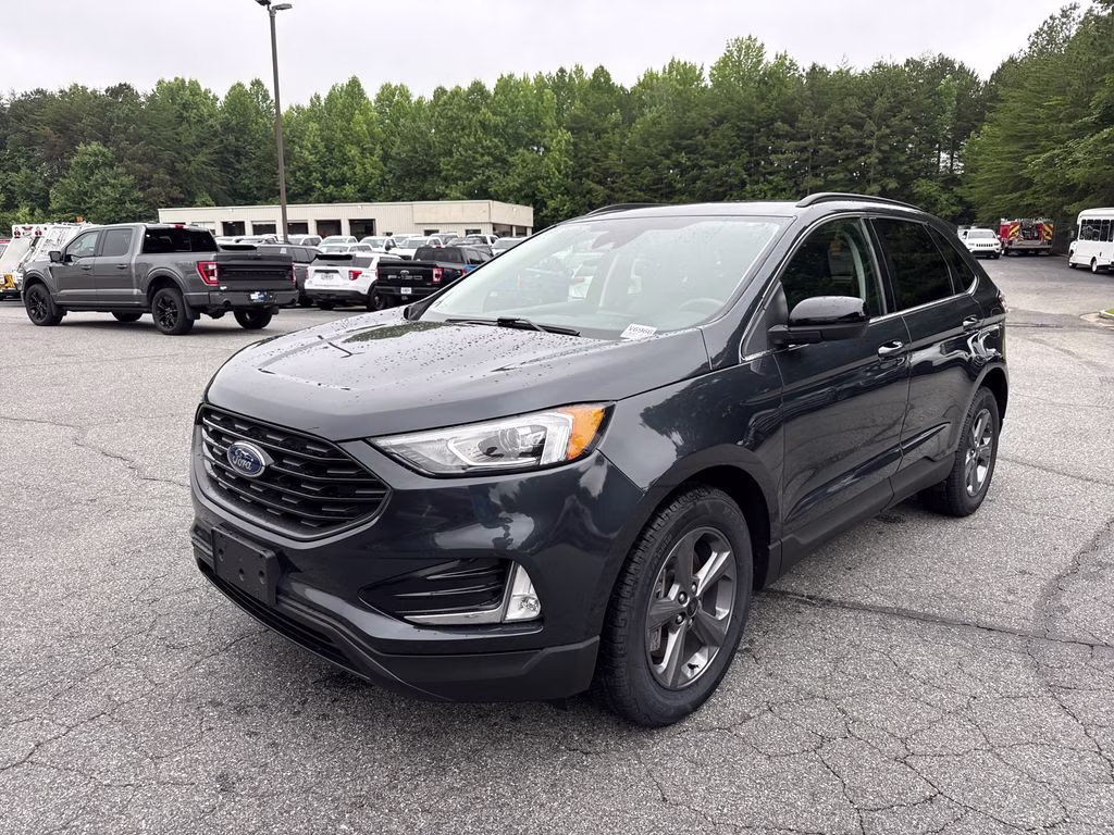 2022 Stone Blue Metallic Ford Edge SEL AWD SUV