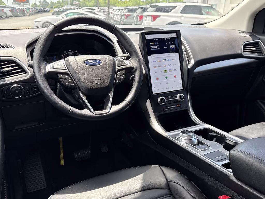 2023 Stone Blue Metallic Ford Edge SEL AWD SUV