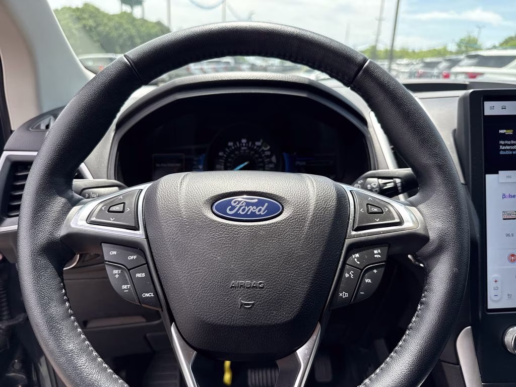 2023 Stone Blue Metallic Ford Edge SEL AWD SUV