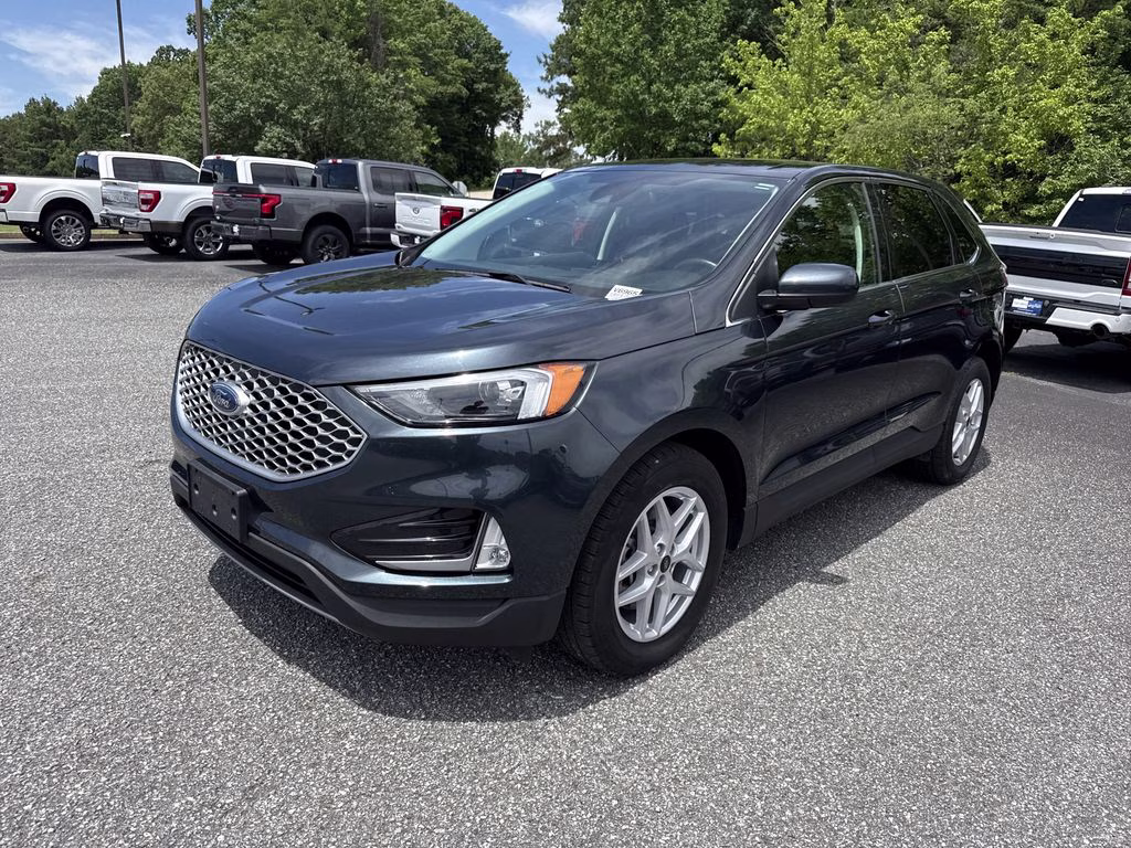 2023 Stone Blue Metallic Ford Edge SEL AWD SUV